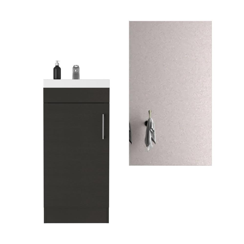 Combo para Baño, Cenil, incluye Mueble Lavamanos y Espejo - VIRTUAL MUEBLES