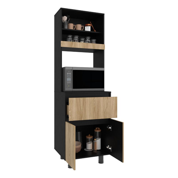 Alacena Express, Wengue y Fresno Europeo, con amplios espacios para almacenamiento ZF