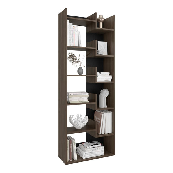 Biblioteca Clover, Milan y Wengue, con espacios para guardar y poner objetos