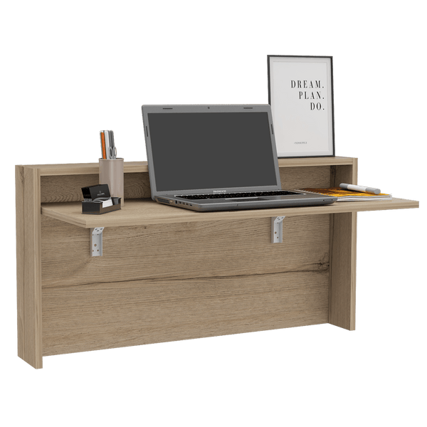 Escritorio Colgante Frello color Beige para Oficina.