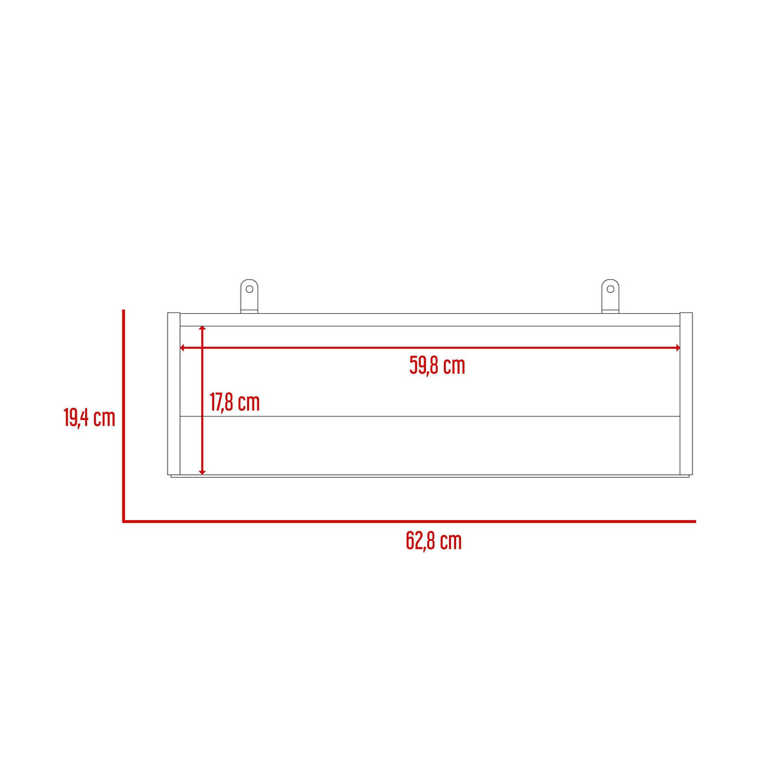 Combo de Bibliotecas Home, Macadamia, Incluye Tres Bibliotecas sin puertas y Tres Complementos - VIRTUAL MUEBLES