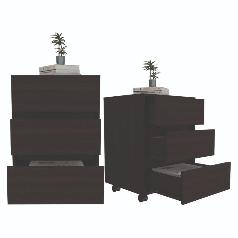 Organizador Kova X2, color Wengue para Habitación.