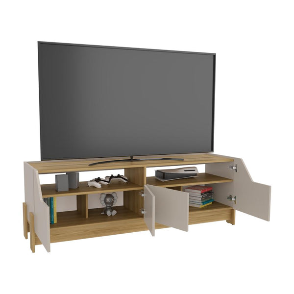 Mesa para TV Holt, Fresno Europeo y Capri, para televisor máximo 50"