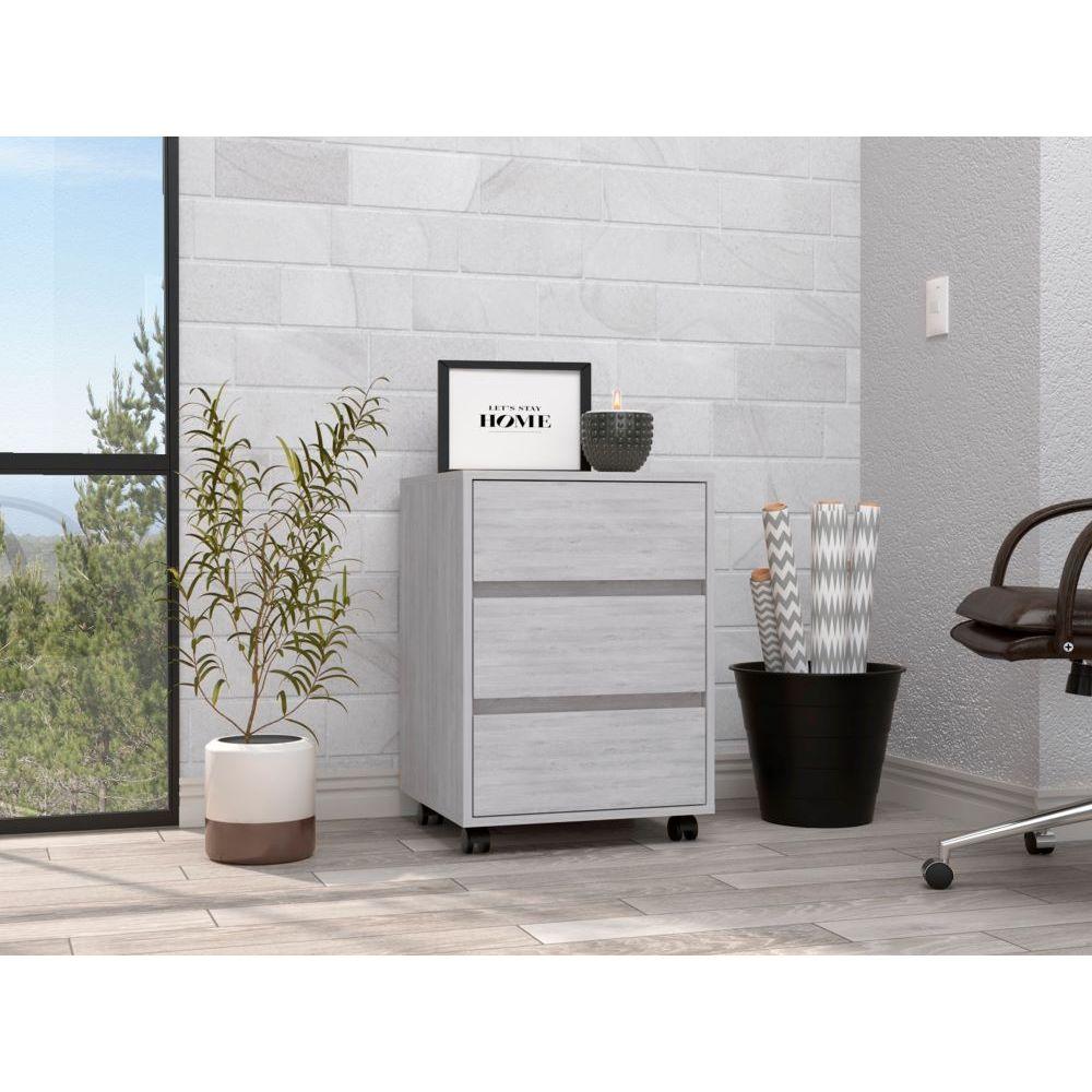 Organizador Taira X2, color Blanco Artico para Habitación.