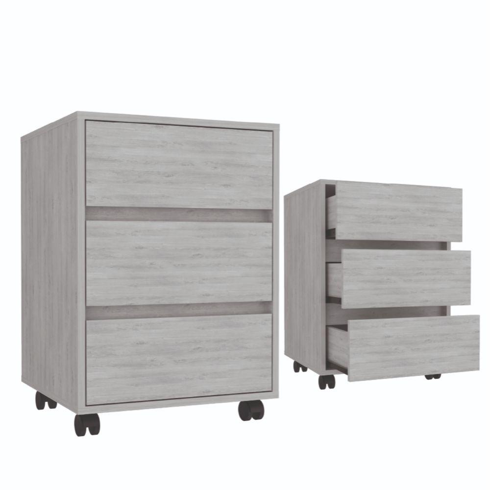 Organizador Taira X2, color Blanco Artico para Habitación.