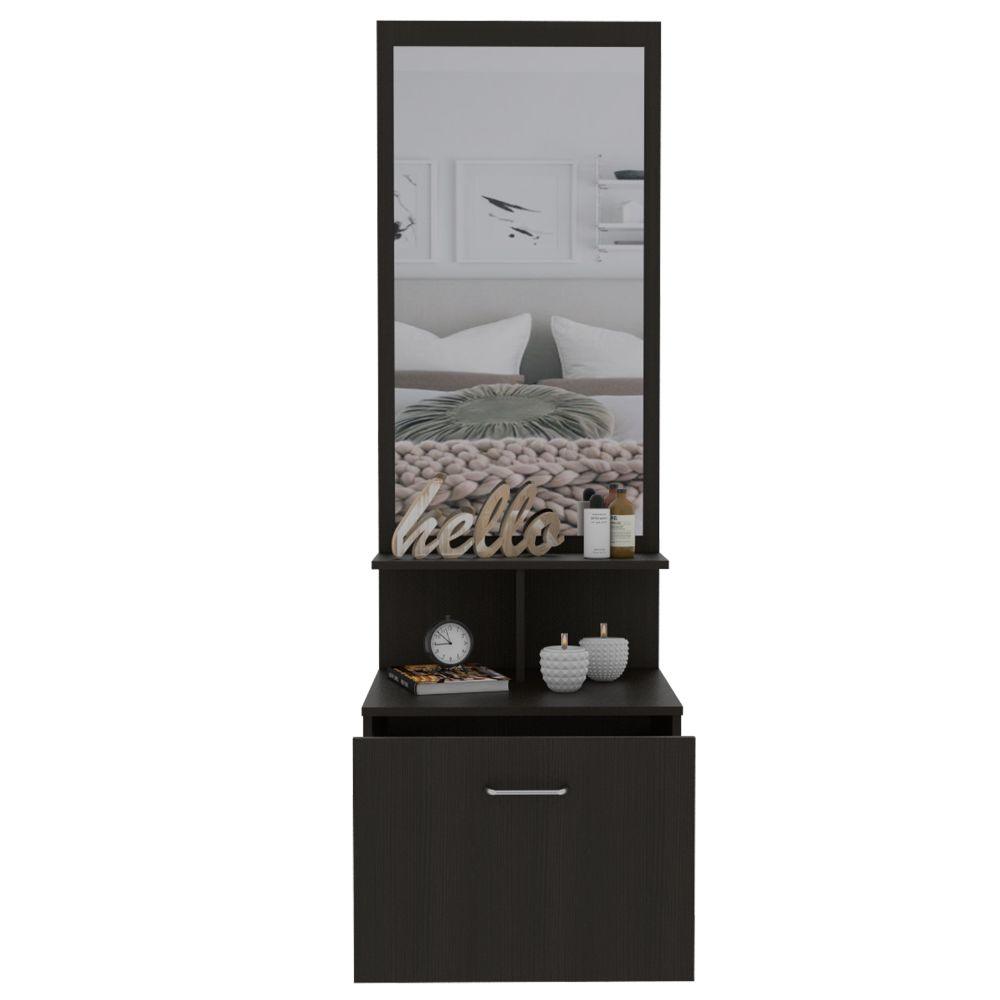 Tocador Zaha color Wengue para Habitación.