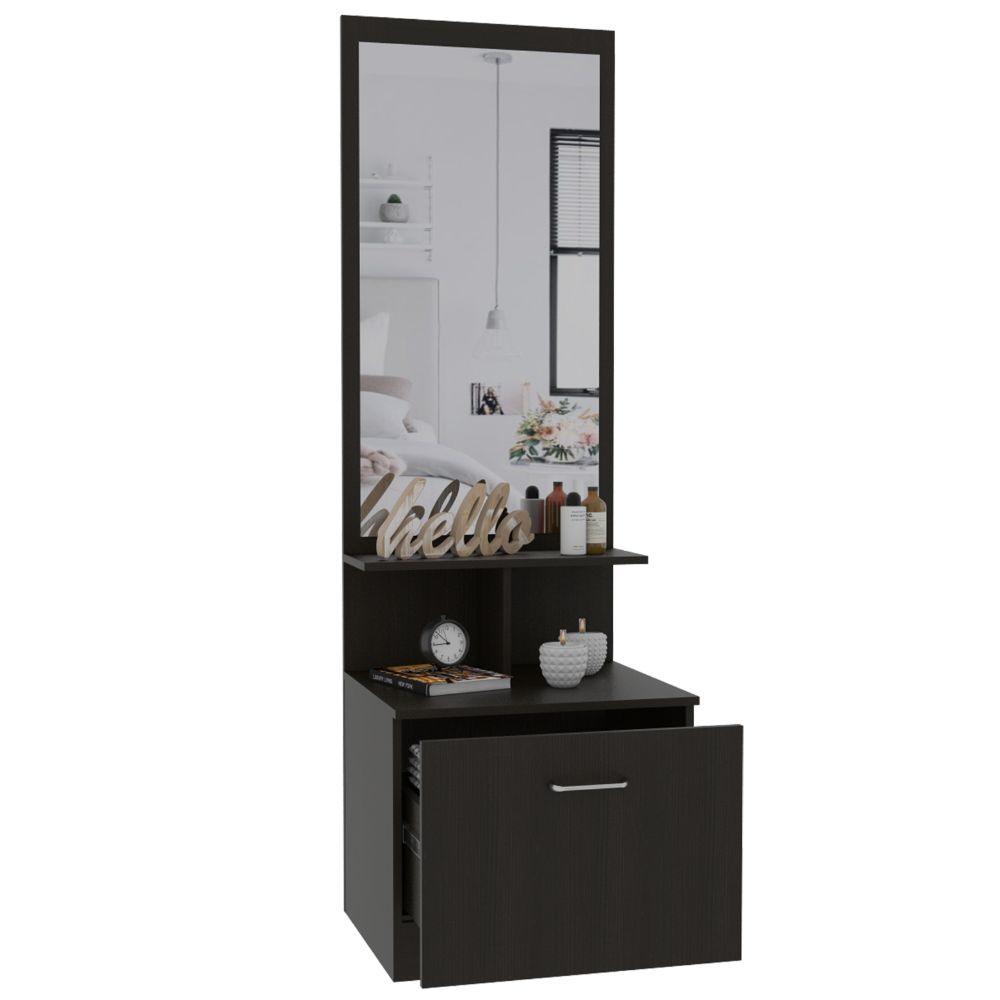 Tocador Zaha color Wengue para Habitación.