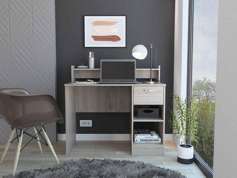 Escritorio Tulk color Humo para Oficina.