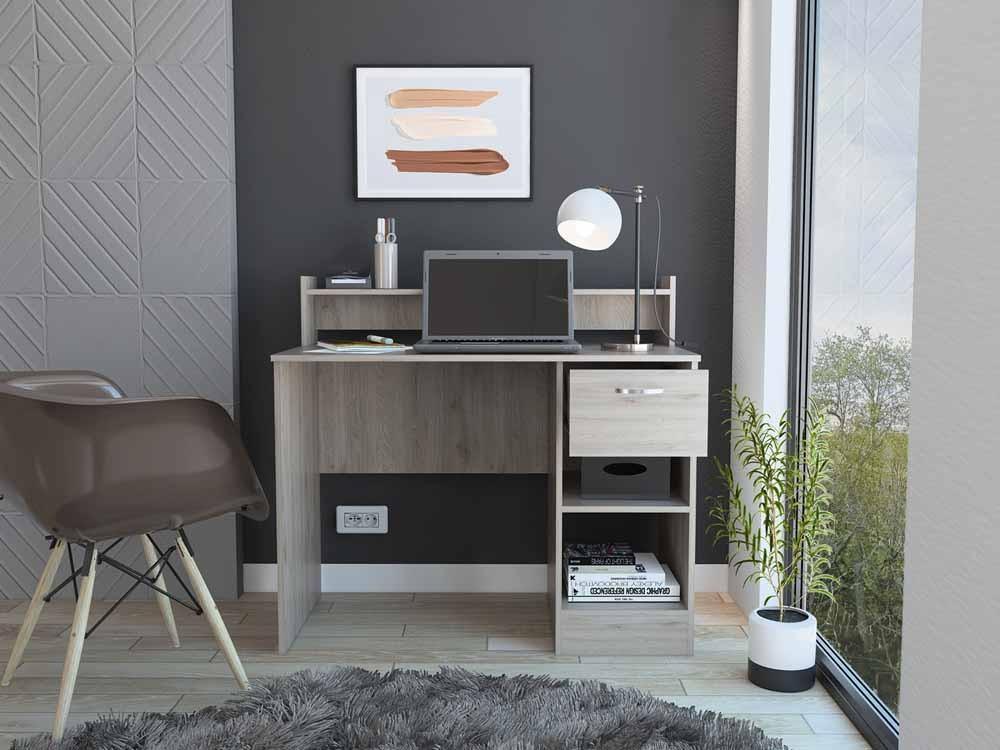 Escritorio Tulk color Humo para Oficina.