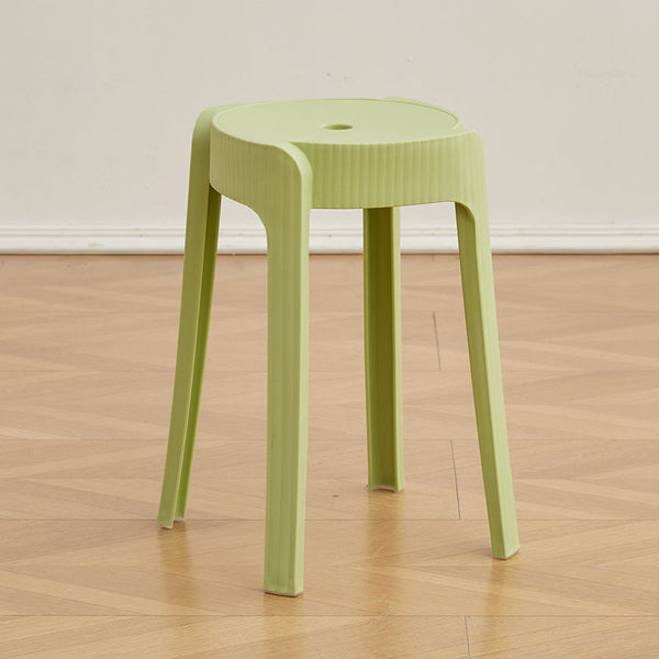 Butaco Apilable Maison, Color Verde Oliva, Diseño Moderno